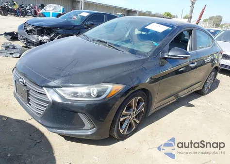 2017 Hyundai Elantra Limited z USA, uszkodzony, nr VIN KMHD84LF4HU317992